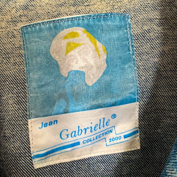 Vintage unisex acid wash jean jacket size S/M - Picture 9 of 11